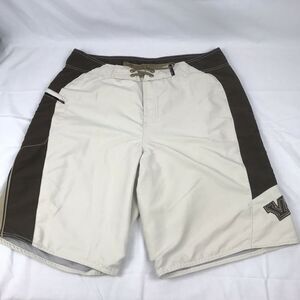 volcom mens‎ board swim surf shorts 36 tan brown